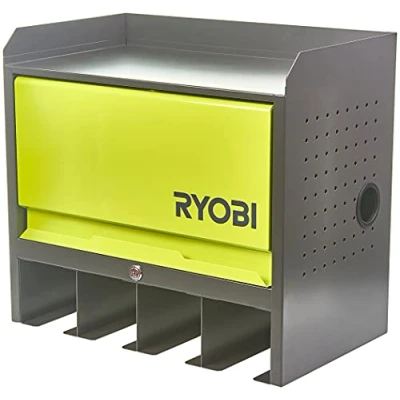 Image of Ryobi RHWS 01 Wall Mounted Cabinet with Door,Yellow, Grey,Small