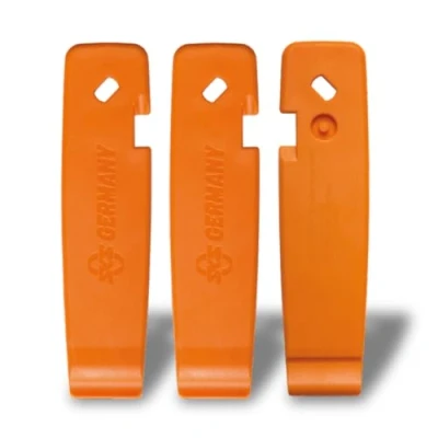 Image of SKS Germany Unisex&#039;s Adult Reifenheber Set Tyre Lever, Orange, 106 x 26,7 4,2 mm, Black, One Size,11586