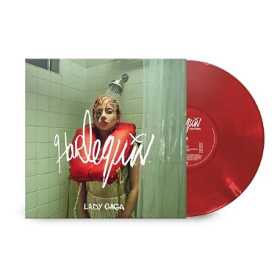 Image of Lady Gaga Harlequin Opaque Red vinyl Sealed 2024 UK LP 602475052876