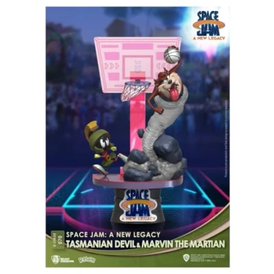 Image of Beast Kingdom Space Jam New Legacy DS 070 Taz &amp; Marvin D Stage 6 Statue