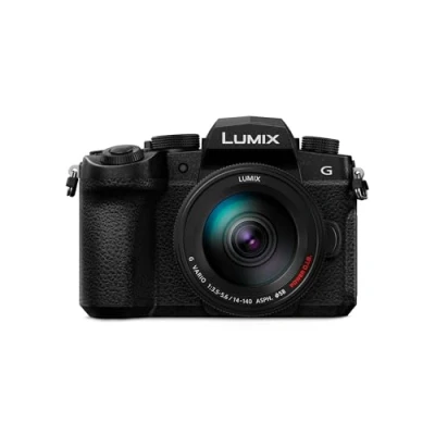 Image of Panasonic LUMIX DC G97HE Micro Four Thirds Mirrorless Camera Body with H FSA14140 G Vario 14 140mm lens, 20.3MP, 4K 30p, Free Angle LCD, Wi Fi, Bluetooth, Black