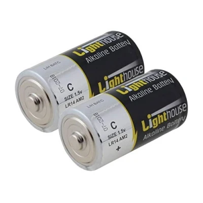 Image of Lighthouse Torches L/HBATC Alkaline Batteries C (2 Pack)