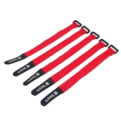 Image of Bicycle Handlebar Strap,5Pcs/Set DUUTI Durable Sports Cycling Riding Adjustable Nylon Tie Straps Hot(Red)