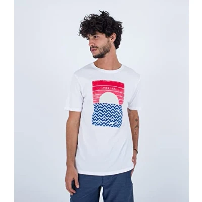 Image of Hurley Men&#039;s Evd Patience S/S T Shirt, White, S