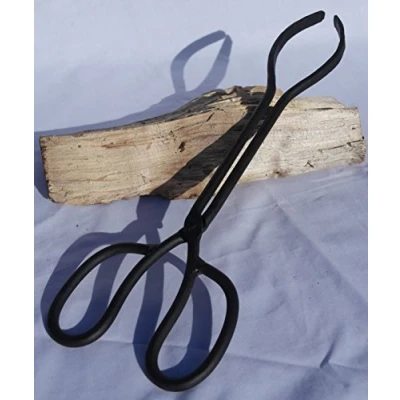 Image of Traditional Heavyweight cast Iron Log/Coal Tongs