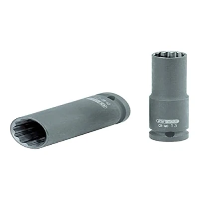 Image of KS TOOLS 515.0943 1/2&quot; Bi hex impact socket, long, 11mm