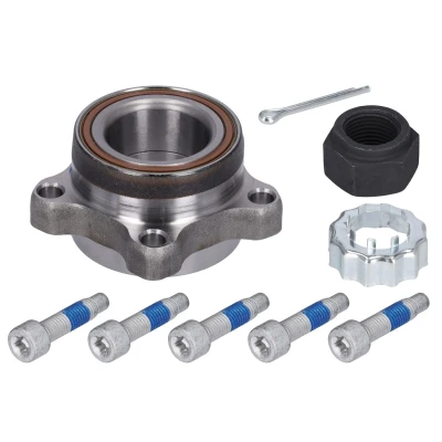 Image of 1201300, 4052783, 4506244 Wheel Bearing kit FEBI BILSTEIN 22805 Front Axle Left, Right with attachment material 78mm Angular Ball