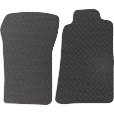 Image of Carsio Car Mats For Mazda MX 5 Mk3 Launch Edition 2005 Tailored Fit Rubber Floor Mat Set Complete Accessory Black Custom Fitted Anti Slip Backing, Heavy Duty &amp; Waterproof