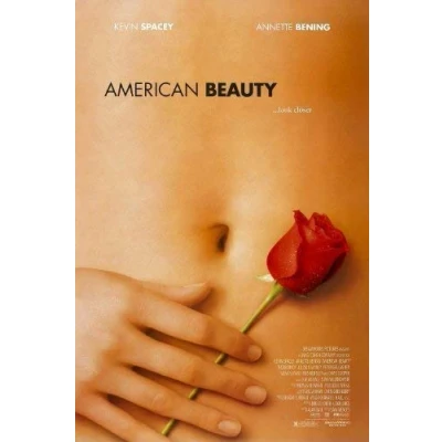Image of AMERICAN BEAUTY ..Annette Bening &amp; Kevin Spacey... Classic Movie Poster A1 A2 A3 A4 Sizes (A3 Size [29 x 42 cms])