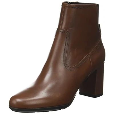 Image of Geox Women&#039;s D New Annya Ankle Boots, Brown, 6 UK