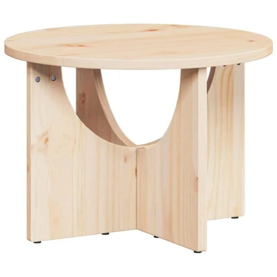 Image of vidaXL Coffee Table Natural 50 x 35 cm Solid pine wood
