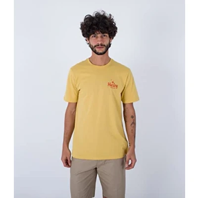 Image of Hurley Men&#039;s Evd Tropic Nights T Shirt, H715, S UK