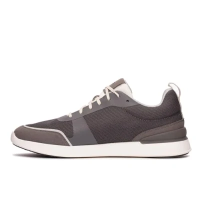 Image of Clarks Men&#039;s Lt Lace Sneaker, Grey Knit, 7 UK