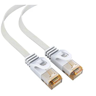Image of mumbi FTP Ethernet LAN Patch Cable White 1.00m