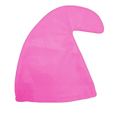 Image of jokeshop Garden Gnome Curly Hat Seven Dwarf/Dwarves Smurf Hats Fairytale Fancy Dress Costume (Pink)