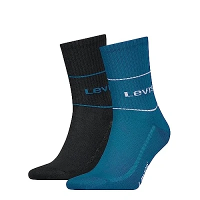 Image of Levi&#039;s Short Sock, Ocean Depths, 35/38 (Pack of 2)