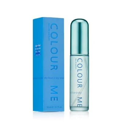 Image of COLOUR ME Sky Blue Perfume for Women. 50ml Eau de Parfums . Luxury Fragrance Ladies Perfume, Long Lasting Womens Perfumes by Milton Lloyd