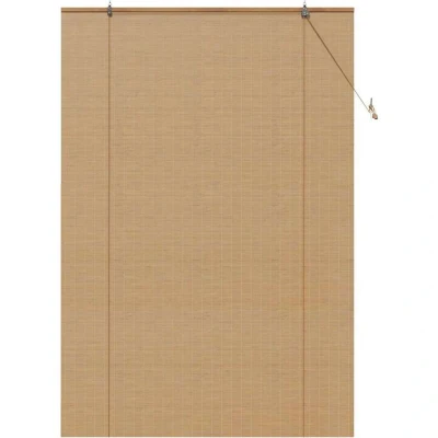 Image of vidaXL Window Blinds &amp; Shades Light Brown 140 x 220 cm Bamboo