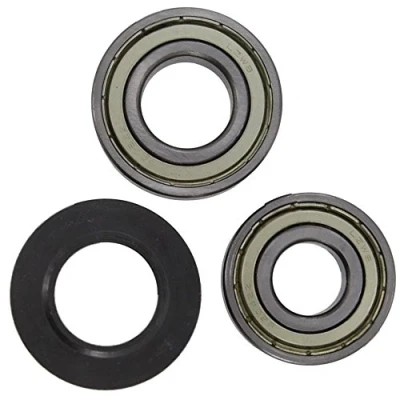Image of SPARES2GO Drum Bearing &amp; Oil Seal Kit for Hoover Washing Machines (6205Z / 6204Z)