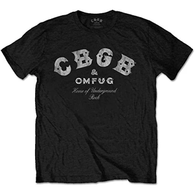 Image of Rockoff Trade Women&#039;s CBGB Classic Logo T Shirt, Black, 14