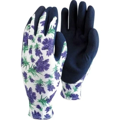 Image of Town &amp; Country Mastergrip Patterns Lavender Gloves Small