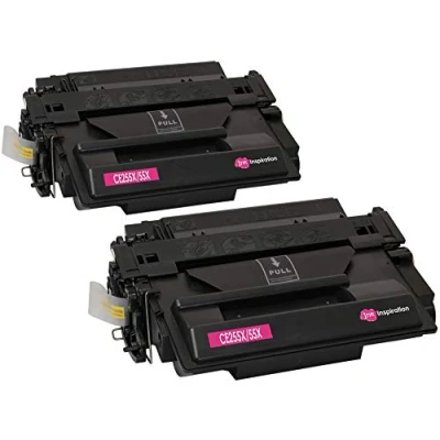 Image of Ink Inspiration 2 Compatible Laser Toner Cartridges Replacement for HP CE255X 55X Laserjet P3010, P3011, P3015, P3015D, P3015DN, P3015N, P3015X, Enterprise 500 MFP M525DN, M525F 12,500 Pages