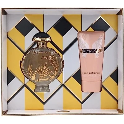 Image of Paco Rabanne Womens Olympea 50ml EDP + Body Lotion 75ml Gift Set NA One Size