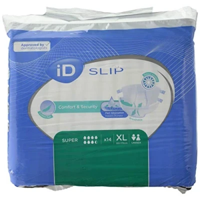 Image of ID Expert Incontinence Disposable Super Pads, X Large (120 170 cm ), 1 pack of 14 pieces