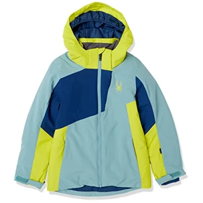 Image of Spyder Boys Ambush Jacket, Tundra Citron, 18