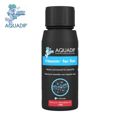 Image of Aquadip Vitamin+ 250ml Tropical Coldwater Aquarium Tank Fish Health Treatment