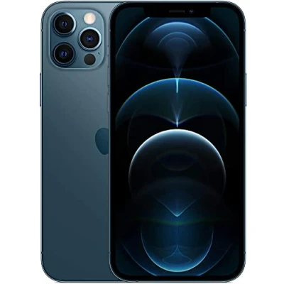 Image of Apple iPhone 12 Pro, 256GB, Pacific Blue (Renewed)