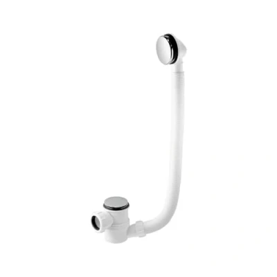 Image of McAlpine HC2650UK Bath Trap with Top Access Chrome/White
