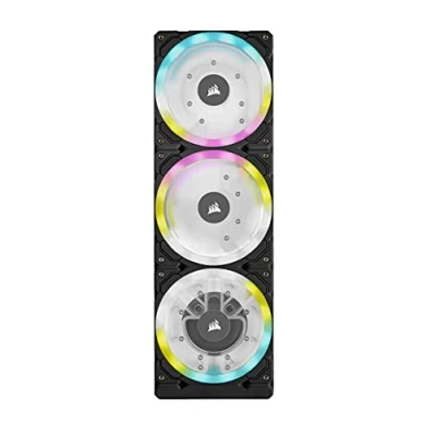 Image of Corsair Hydro X Series XD7 RGB Pump/Reservoir Combo (360 mm Distribution Plate System, D5 PWM Pump, 140 ml Reservoir, 36 Individually Addressable LEDs, Temperature Sensor) Black