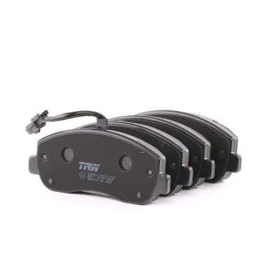 Image of 4106000Q0L, 4106000Q1E, 410601061R Brake pad set TRW COTEC GDB1910 incl. wear warning contact VAUXHALL: Movano Mk2, RENAULT: MASTER 3 Kasten