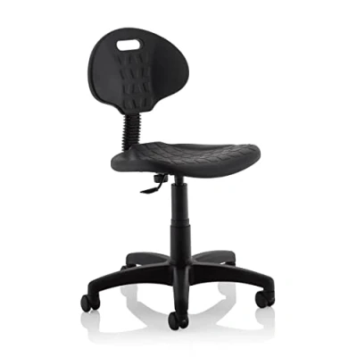 Image of Dynamic OP000088 Malaga Task Wipe Clean Operator Polyurethane Chair Without Arms Black