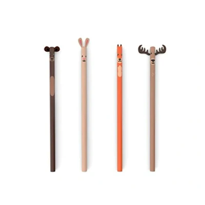 Image of Kikkerland Woodland Pencil S/4