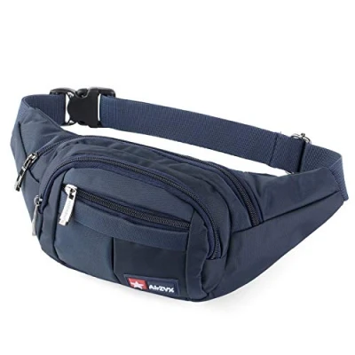 Image of Bumbags and Fanny Packs for Running Hiking Waist Bag Outdoor Sport Waistpack Men Women (Dark Blue)