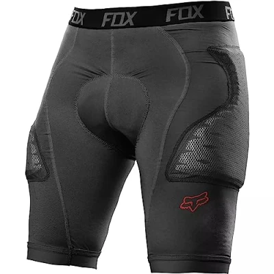 Image of Fox Titan Race Padded Liner Shorts Black, Small (30&quot; waist)