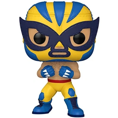 Image of Funko Marvel Luchadores Wolverine Comics Collectable Vinyl Figure Gift Idea Official Merchandise Toys for Kids &amp; Adults Comic Books Fans Model Collectors and Display