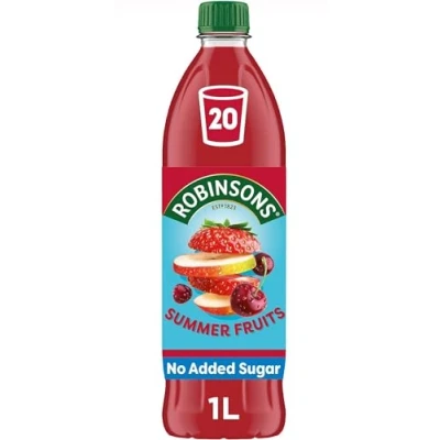 Image of ROBINSONS Summer Fruits Squash, 1 L (Pack of 1)