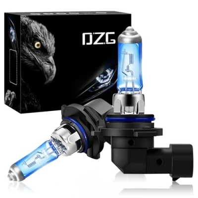 Image of DZG HB4 / 9006 Halogen Bulbs 12V 55W Super Bright White Headlight Lamps 5500K Fog Light DRL, 2 Pieces