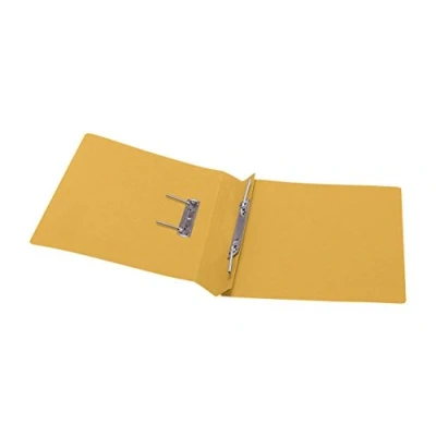 Image of 5 Star Office Transfer Spring File 285gsm 38mm Foolscap Yellow [Pack 50]