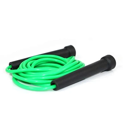 Image of Splay Lightweight and Durable Pocket Skipping Rope with Adjustable Length for All Ages Ideal Cardio, Boxing, Workouts Green