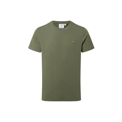 Image of TOG24 Howard Men&#039;s Casual T Shirt, Supersoft Cotton, Rib Crew Neck, Embroidered Badge