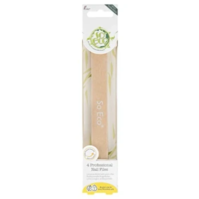 Image of So Eco Professional Nail Files 4 Pack, Beige (80 40 091)
