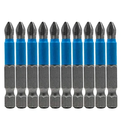 Image of 10Pcs 50mm PH2 Anti Slip Electric Hex Shank Driver Bit Phillips Screwdriver Bits