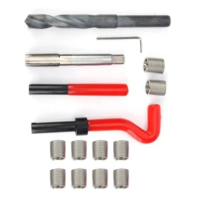 Image of 15 Pcs Thread Inserts M14x1.5 Female Repairing Accessory Assortment Kit Drill Helicoil Repair