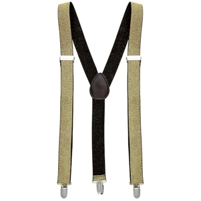Image of Braces Gold Lurex Accessory for Fancy Dress