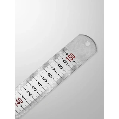 Image of picturehangingdirect.co.uk Large 1.5 Meter Rigid Stainless Steel Ruler 1.5M Metal 59&#039;&#039; inches Measure Rule 150CM 1500MM Craft Cutting with Inch/Metric