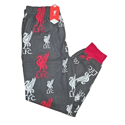 Image of Kids Liverpool Fleece Lounge Pants Bottoms FC Pyjamas Pjs 5 12 Years (7 8 Years)